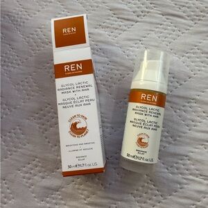 REN Glycol Lactic Radiance Renewal Mask 1.7 oz NEW in Box